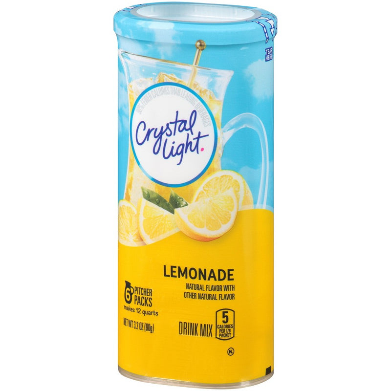 Crystal Light Natural Lemonade Drink Mix - 6pk/3.2oz
