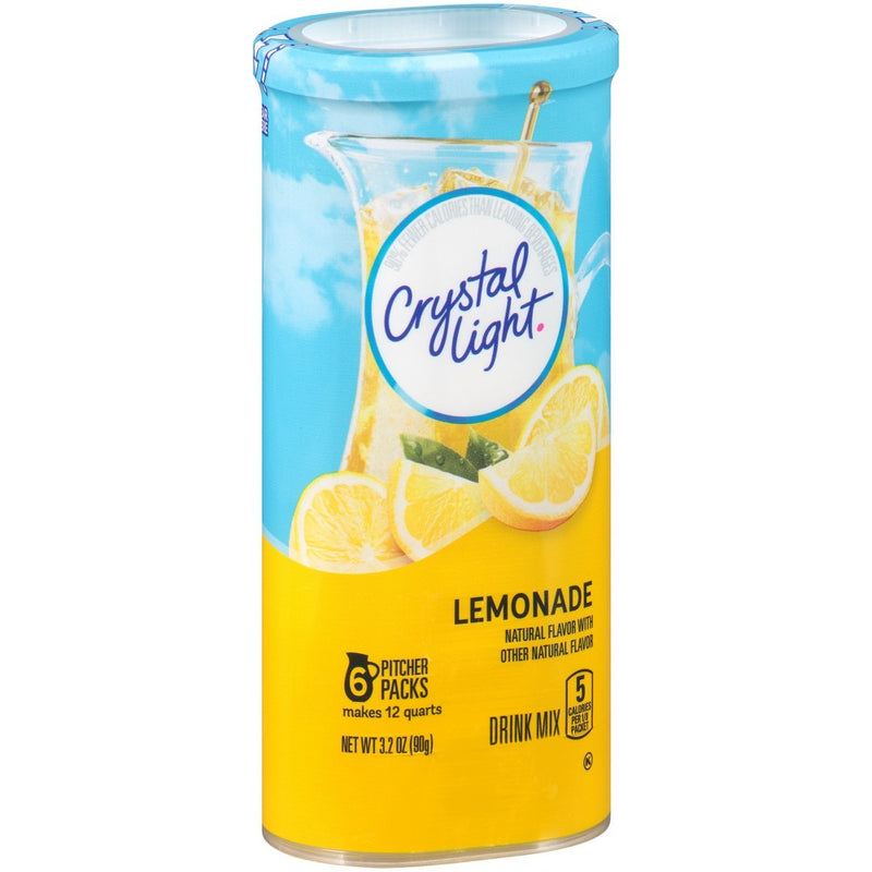 Crystal Light Natural Lemonade Drink Mix - 6pk/3.2oz