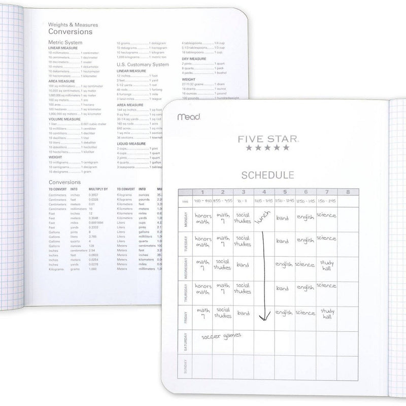 Five Star 80pg Graph Composition Notebook 9.75"x7.5"