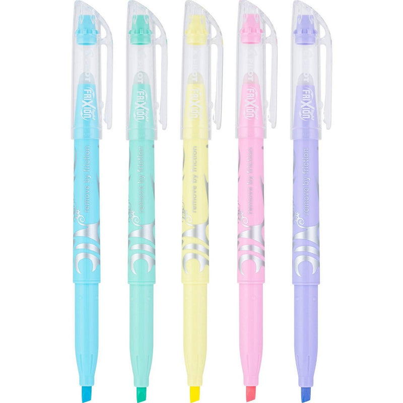Pilot 5ct FriXion Light Pastel Erasable Highlighters Chisel Tip Assorted Inks