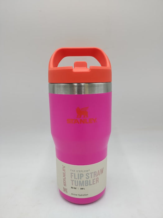 Stanley 20 oz Stainless Steel Ice Flow Go Flip Straw Tumbler Vivid Violet