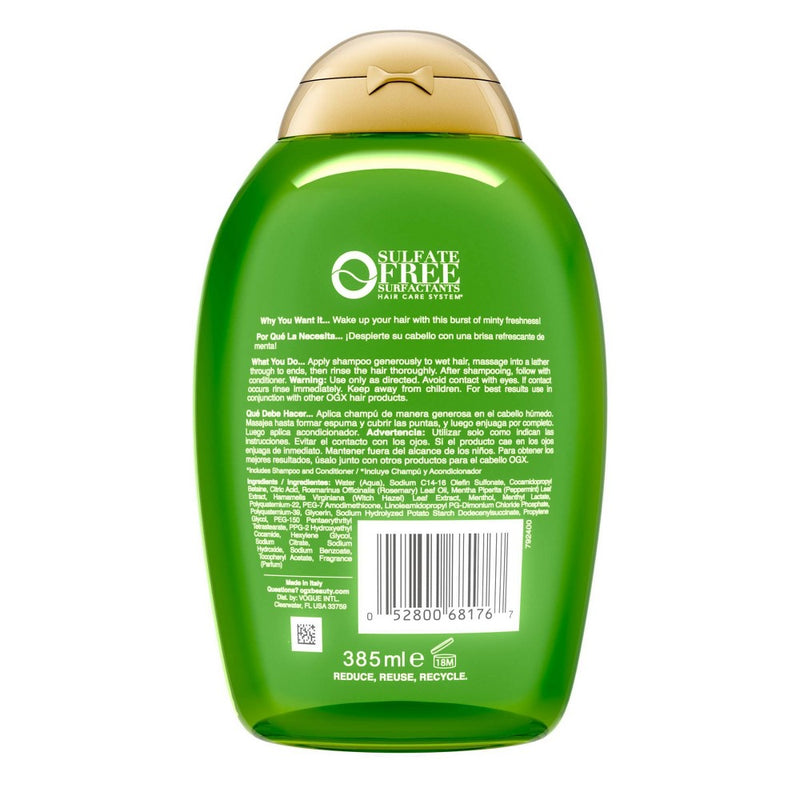 OGX Rosemary Mint Extra Strength Hair Shampoo - 13 fl oz