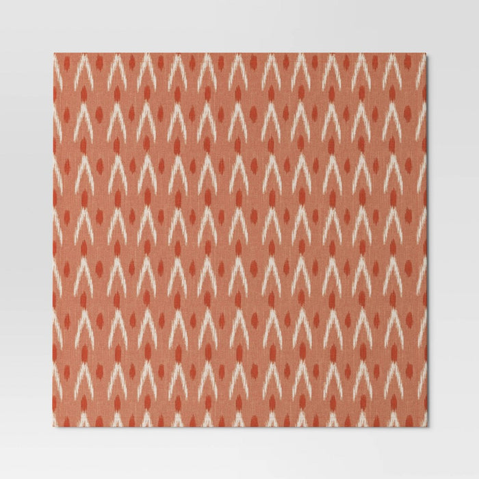 Geometric Print Cloth Napkin Rust Orange - Threshold