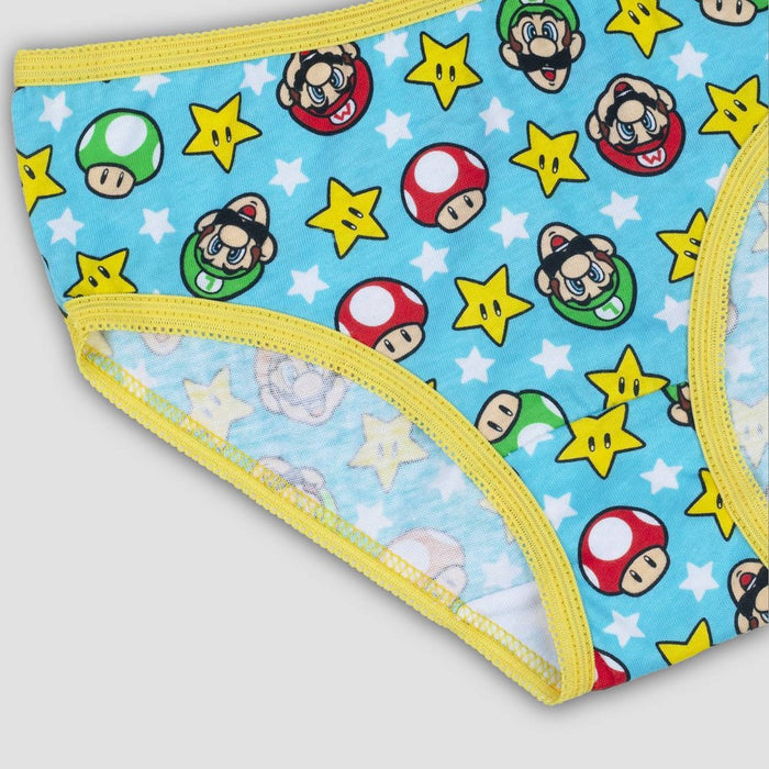 Girls' Mario 7pk Underwear - 6