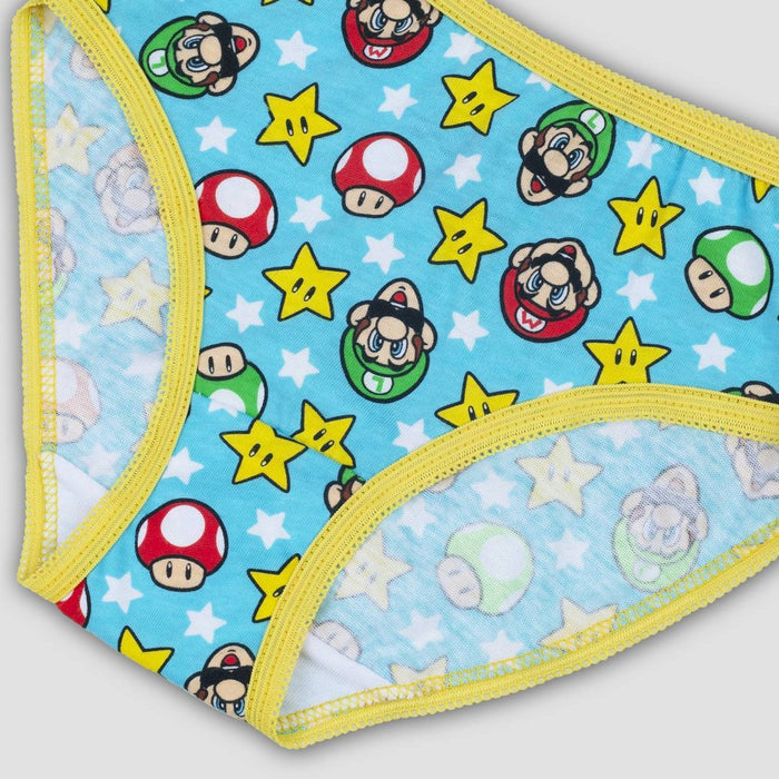 Girls' Mario 7pk Underwear - 6
