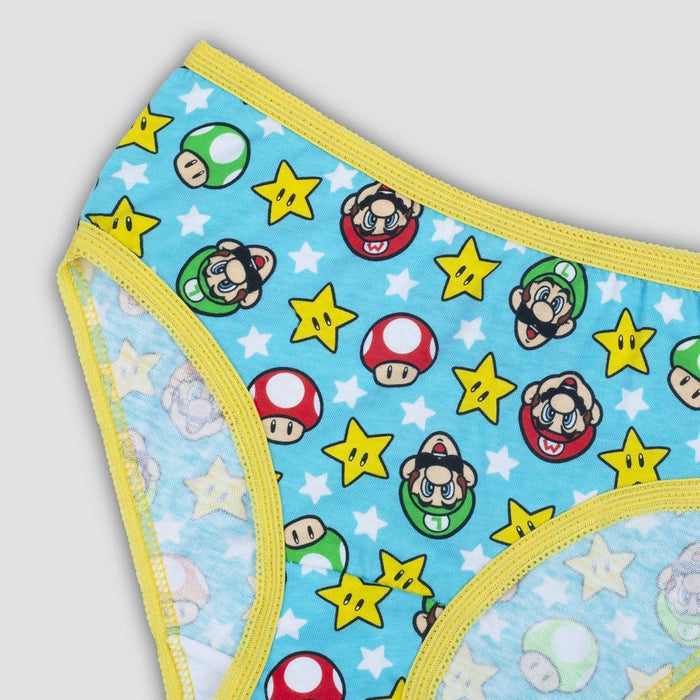 Girls' Mario 7pk Underwear - 6