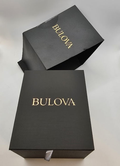 Bulova Men's Classic Gold Tone Stainless Steel 3-Hand Date Quartz Watch OPEN BOX