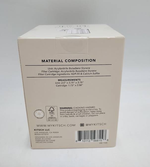 Kitsch The Shower Filter Replacement Water Filters and Cartridges - Chrome