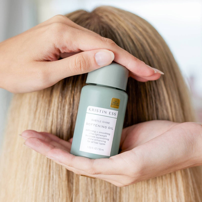 Kristin Ess Lightweight Hair Oil - Treat + Moisturize for Shiny Hair - 1.69 fl oz