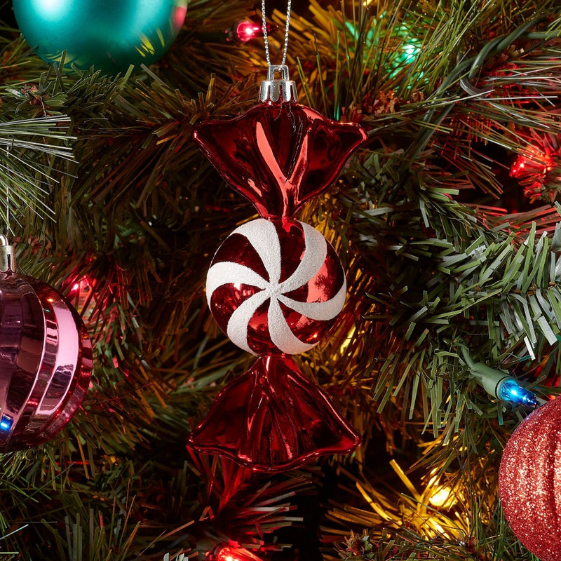 Peppermint Candy Christmas Tree Ornament Red/White - Wondershop