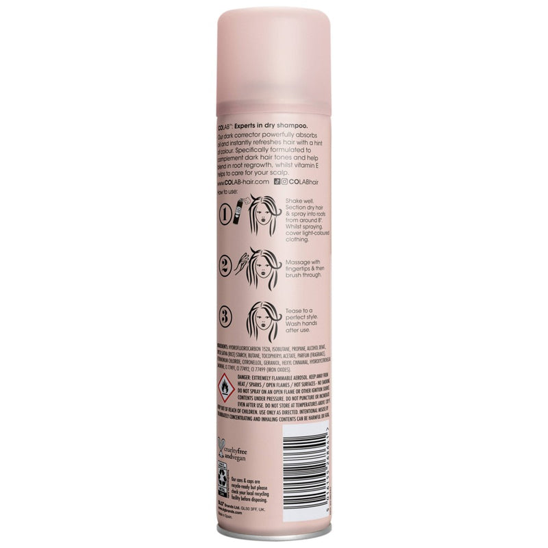 COLAB Dark Corrector Bergamot and Rose Scented Dry Shampoo - 6.1 fl oz