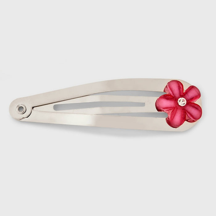 Girls' 8pk Flower Snap Clip Set - art class