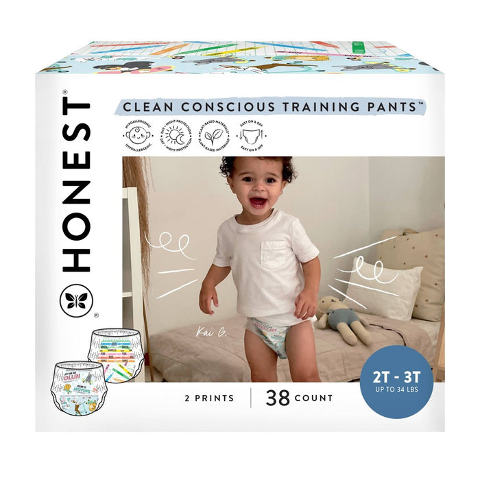 The Honest Company Clean Conscious Disposable Training Pants- Size 2T/3T - 38ct