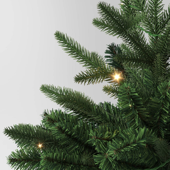 20" Pre-lit LED Battery Operated Mixed Pine Mini Christmas Artificial Pot Filler Warm White Lights - Wondershop