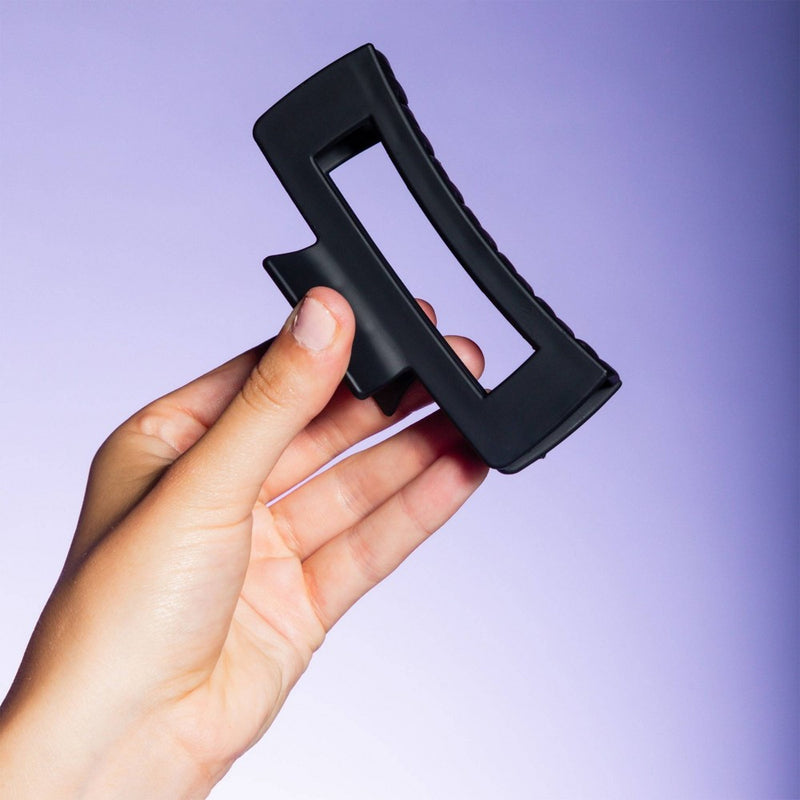 Gimme Beauty Rectangle Claw Clip - Black/Tortoise - 2pc