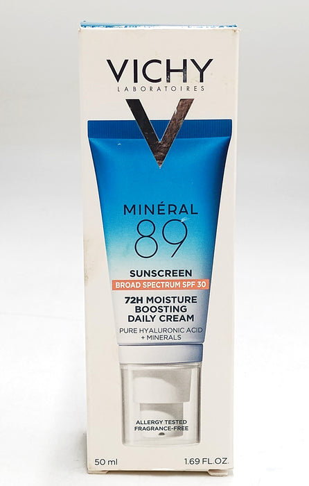 Vichy Mineral 89 72HR Moisture Boosting Sunscreen - SPF30- EXP: 03/2026
