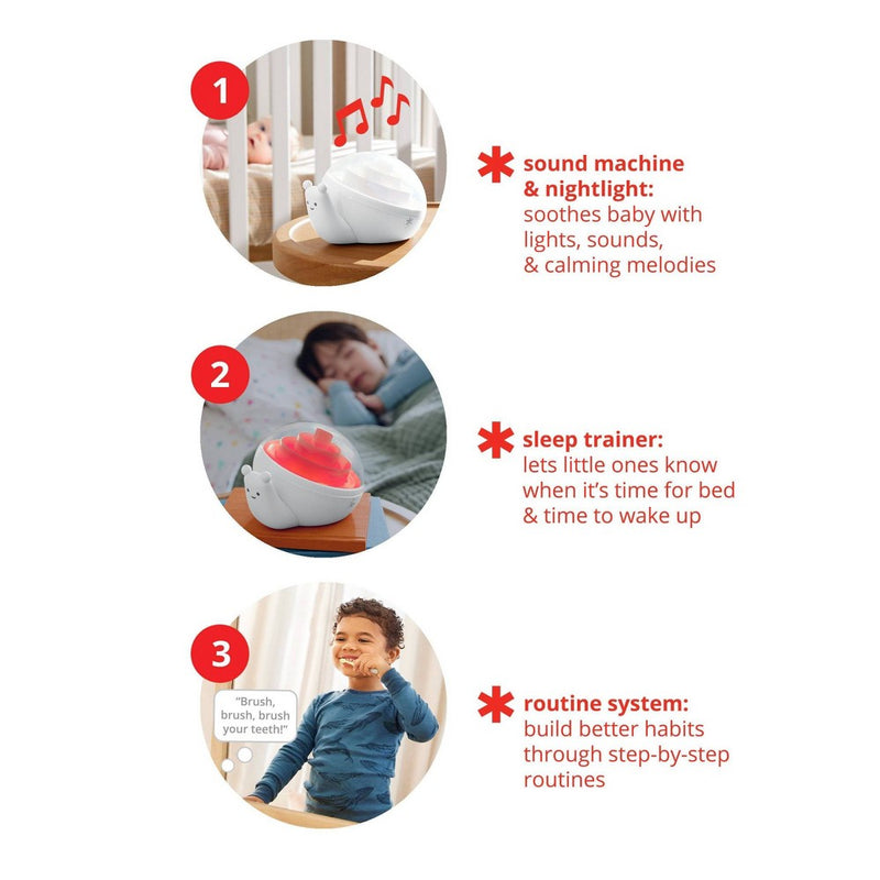 Skip Hop 3-In-1 Smart Snail Sound & Routine Machine