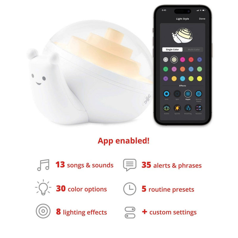 Skip Hop 3-In-1 Smart Snail Sound & Routine Machine