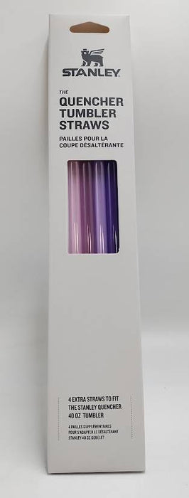 Stanley 4pk 40 oz Quencher Tumbler Straws Purple