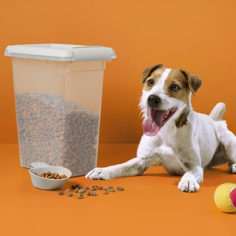Pet Food Storage Tub with Built-in Scoop - 8lbs - up&up