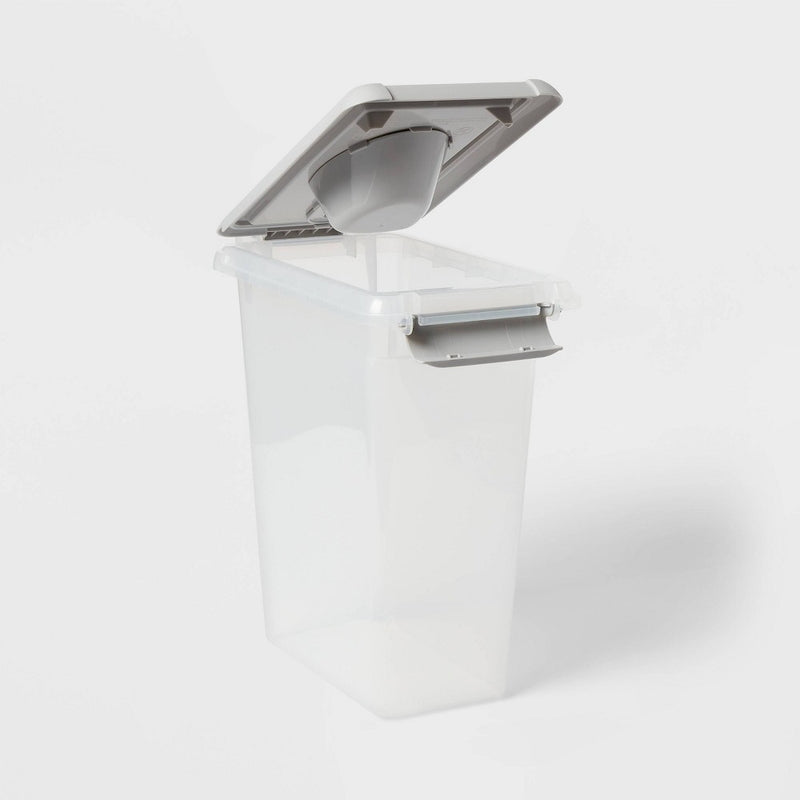 Pet Food Storage Tub with Built-in Scoop - 8lbs - up&up