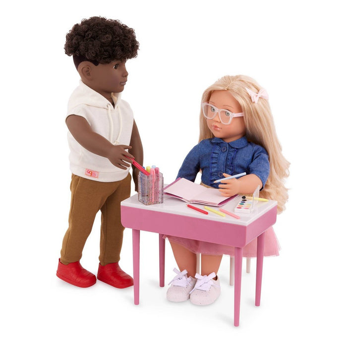 Our Generation Imagination Station Home Desk Dollhouse Accessory Set for 18'' Dolls