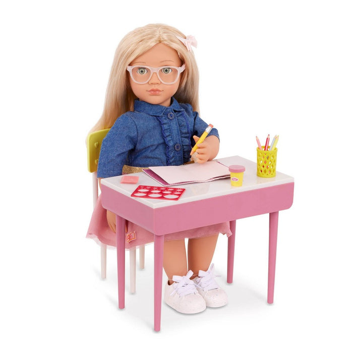 Our Generation Imagination Station Home Desk Dollhouse Accessory Set for 18'' Dolls
