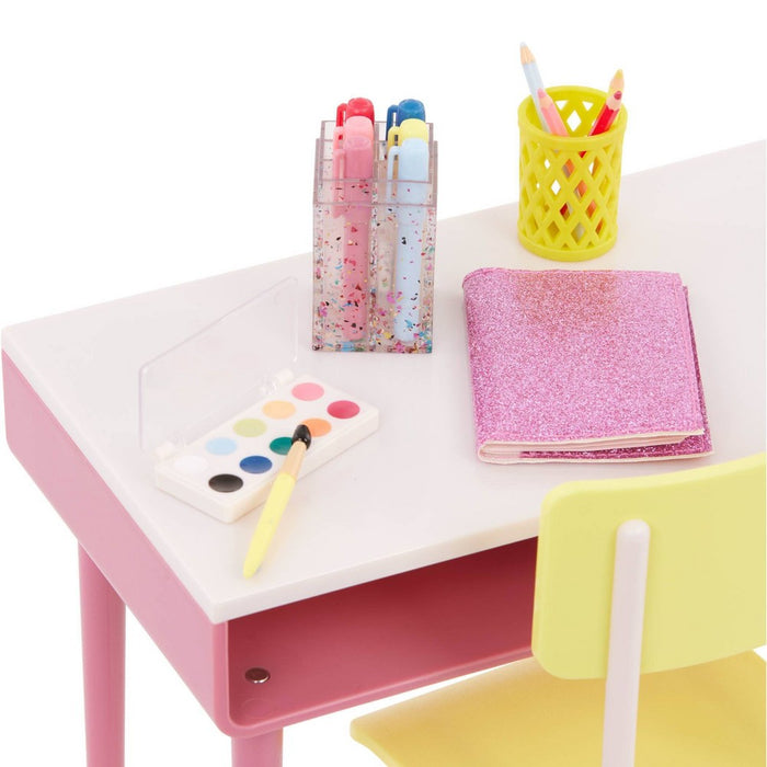 Our Generation Imagination Station Home Desk Dollhouse Accessory Set for 18'' Dolls