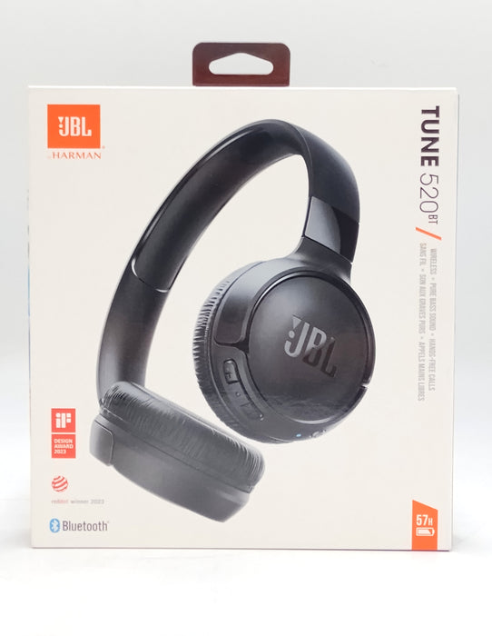 JBL Tune 520BT Bluetooth Wireless On-Ear Headphones - Black