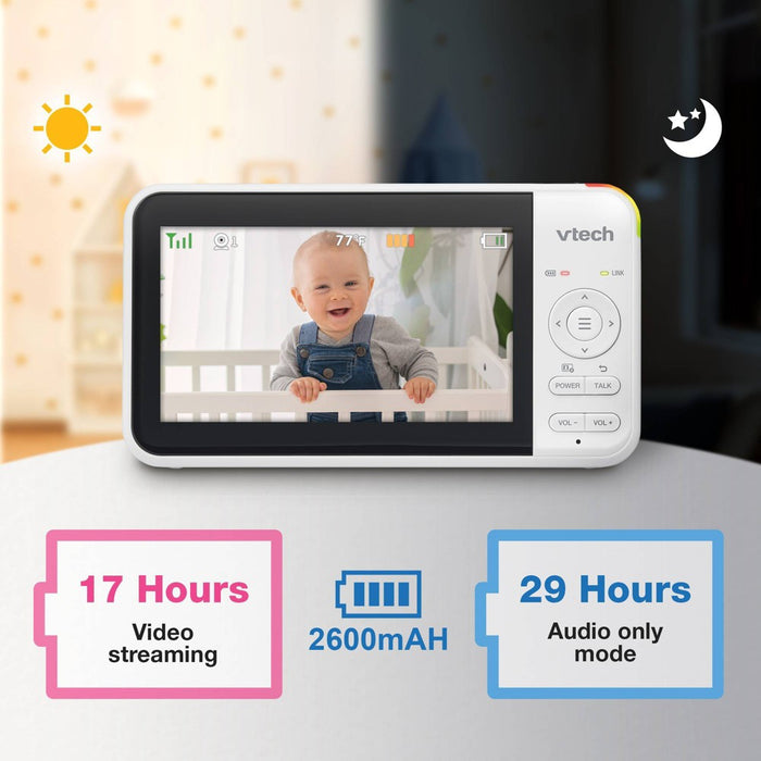 VTech Digital 5" Video Monitor with Nightlight - New