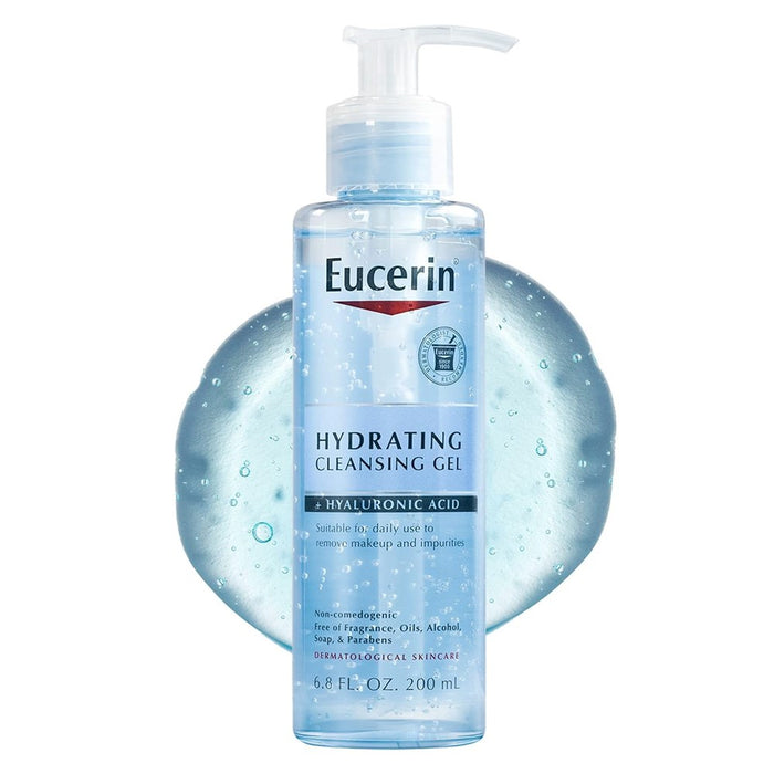 Eucerin Hydrating Cleansing Gel, Daily Face Wash And Makeup Remover