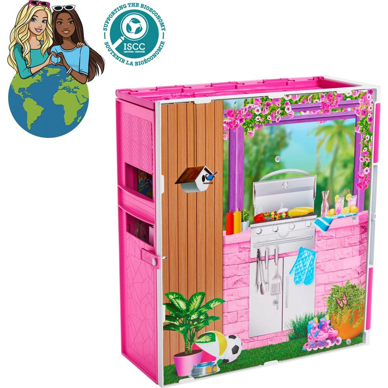 Barbie Getaway House Playset with 4 Play Areas and 11 Decor Accessories
