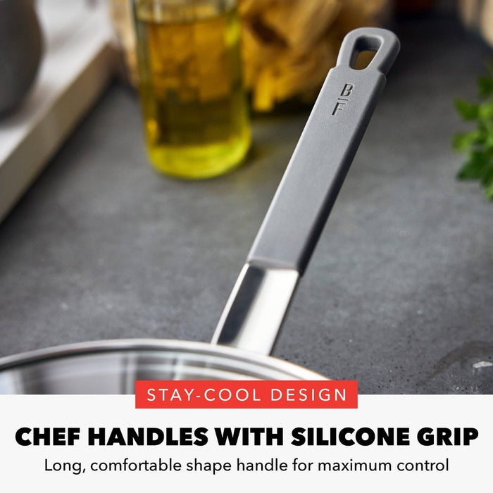 Bobby Flay 3.5qt Stainless Steel Covered Chef's Pan