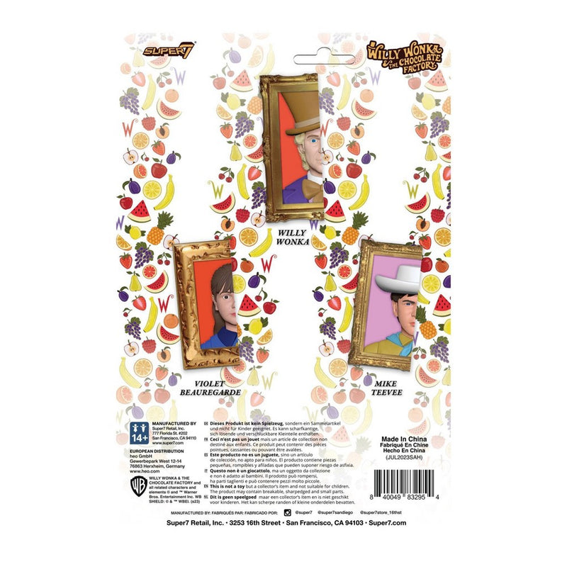Super 7 ReAction Willy Wonka Mike Teevee Figure
