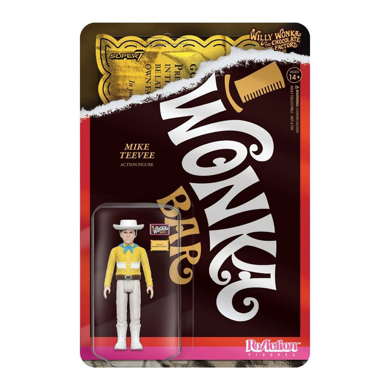 Super 7 ReAction Willy Wonka Mike Teevee Figure