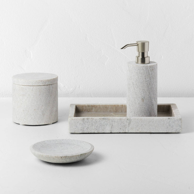 Marble Soap Dish Beige - Casaluna