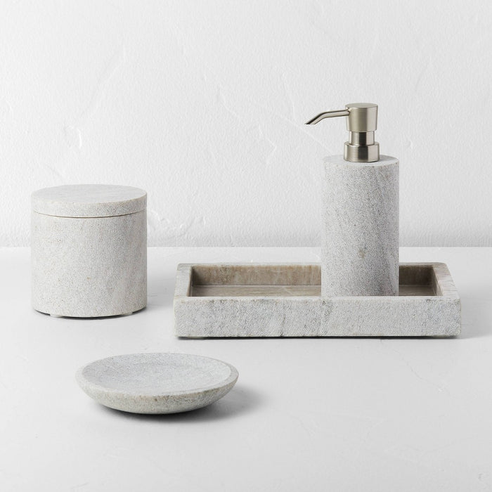Marble Soap Dish Beige - Casaluna