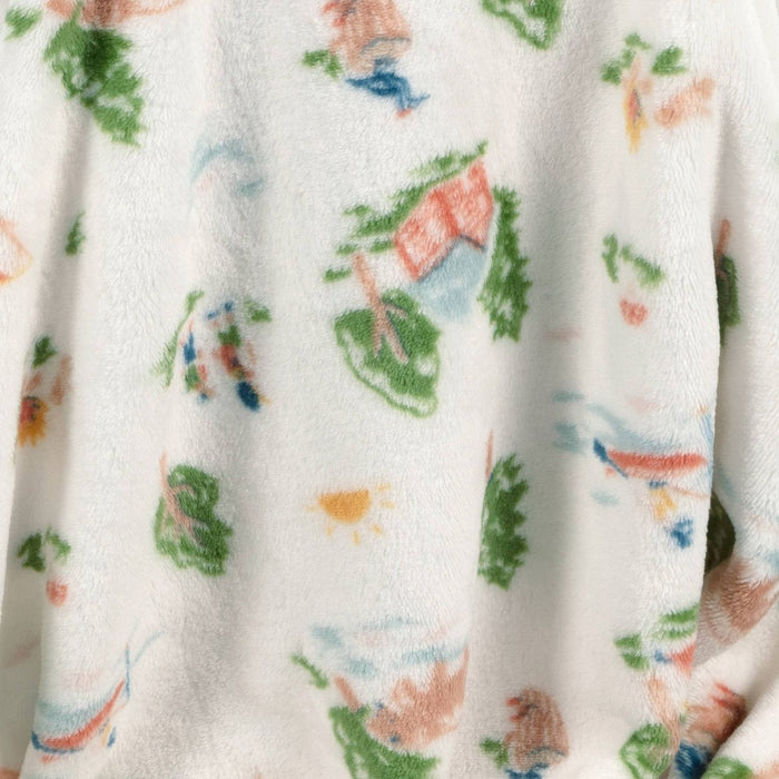 Camp Printed Plush Throw Blanket - Room Essentials