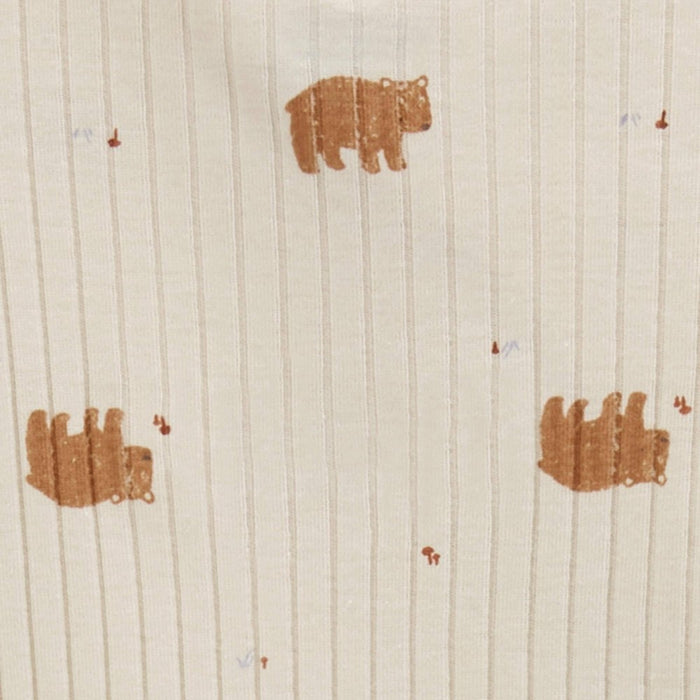 Carter's Just One You Baby Bears Footed Pajama - Cream/Brown 9M