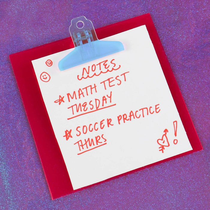 Best Year Ever Acrylic Magnetic Locker Photo Clipboard