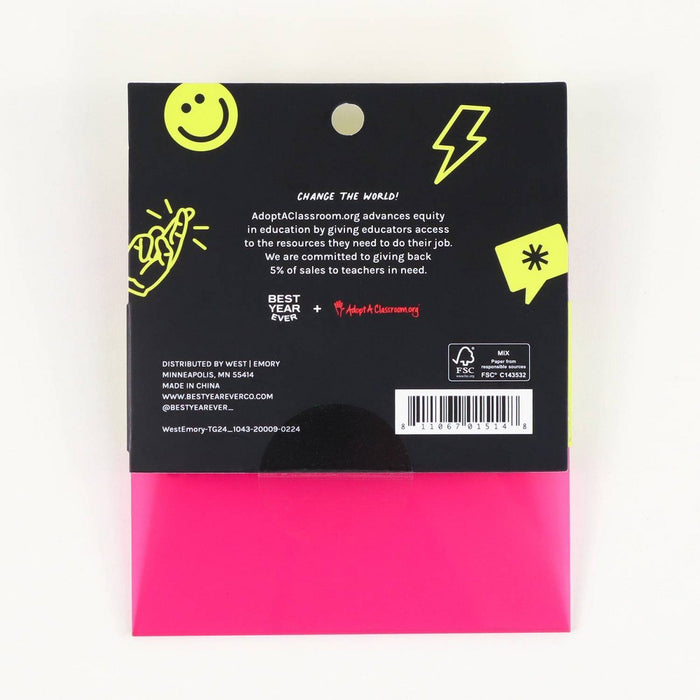 Best Year Ever Acrylic Magnetic Locker Photo Clipboard