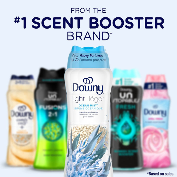 Downy Light Ocean Mist In-Wash Scent Booster Beads - 30.1oz