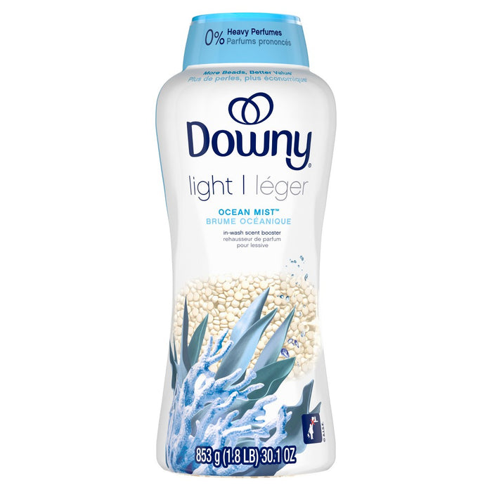 Downy Light Ocean Mist In-Wash Scent Booster Beads - 30.1oz