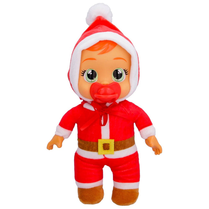 Cry Babies Tiny Cuddles Christmas Claus with Santa Claus Themed Pajamas Baby Dolls