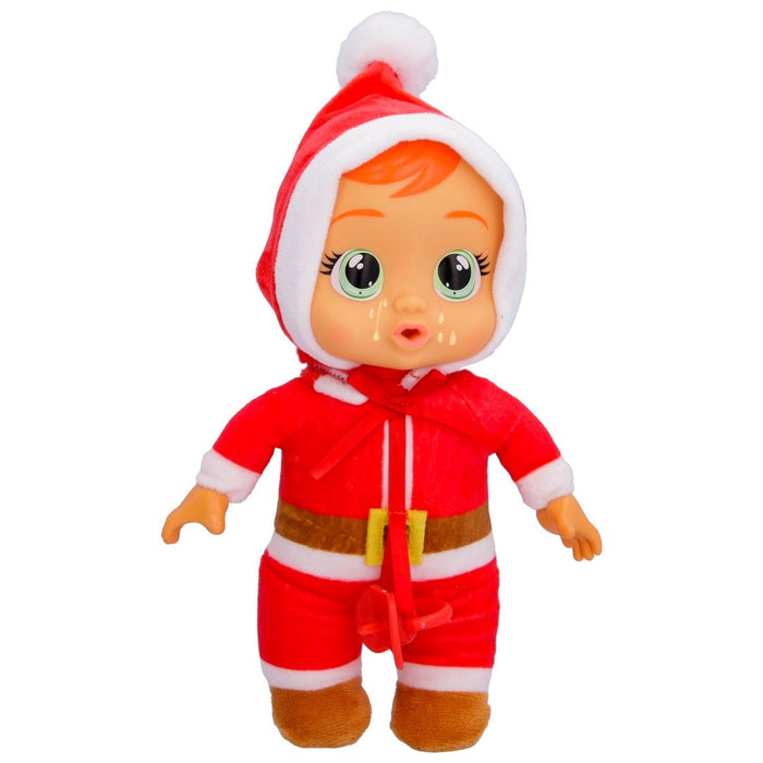 Cry Babies Tiny Cuddles Christmas Claus with Santa Claus Themed Pajamas Baby Dolls