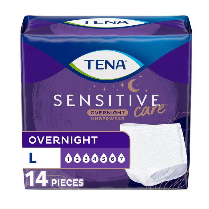 Tena Intimates Incontinence Overnight Underwear For Women, Size Large, 14 Ct