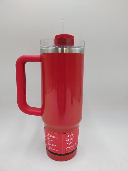 Stanley 30 oz Stainless Steel FlowState Quencher Tumbler Red Delicious - e.l.f.