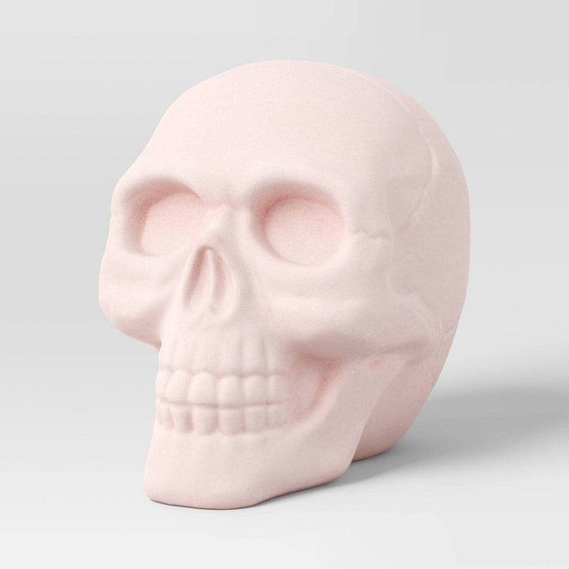 6" Plastic Pink Skull Halloween Decorative Sculptures - Hyde & EEK! Boutique