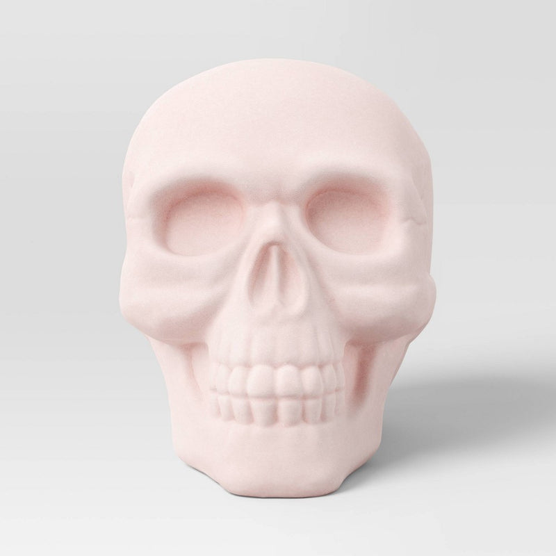 6" Plastic Pink Skull Halloween Decorative Sculptures - Hyde & EEK! Boutique