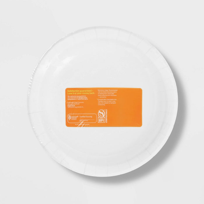 Halloween Disposable Plate 8.5" - Cats - 44ct - up&up